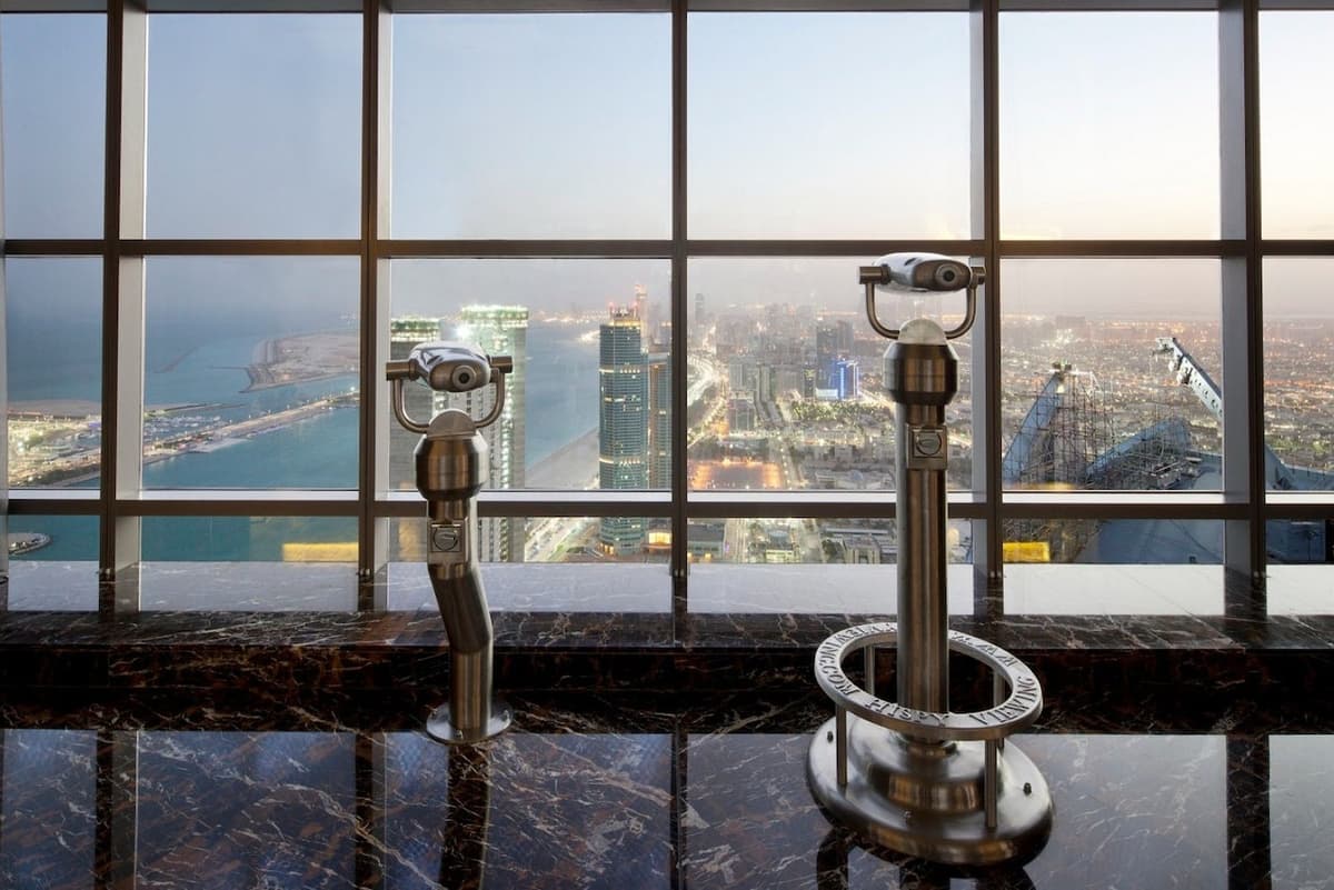 Etihad Towers Observation Deck at 300