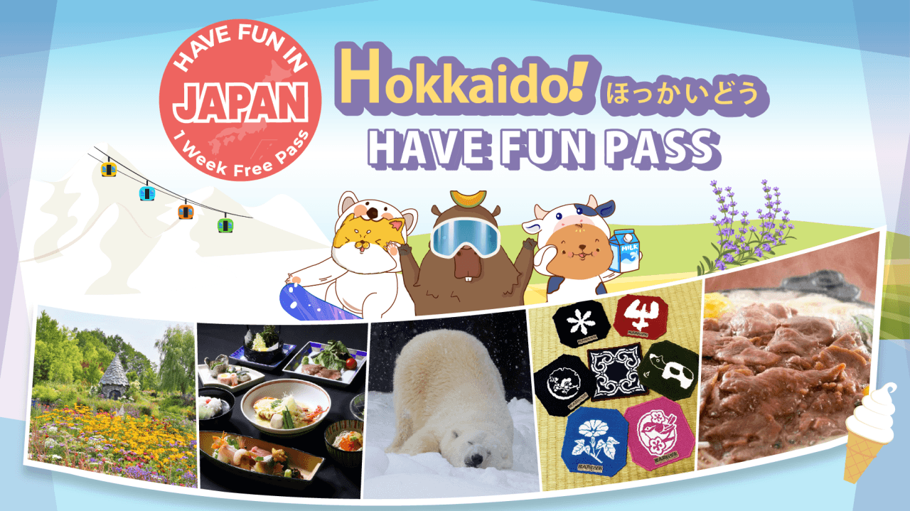 Have Fun in Hokkaido Pass - 1 Week Free Pass