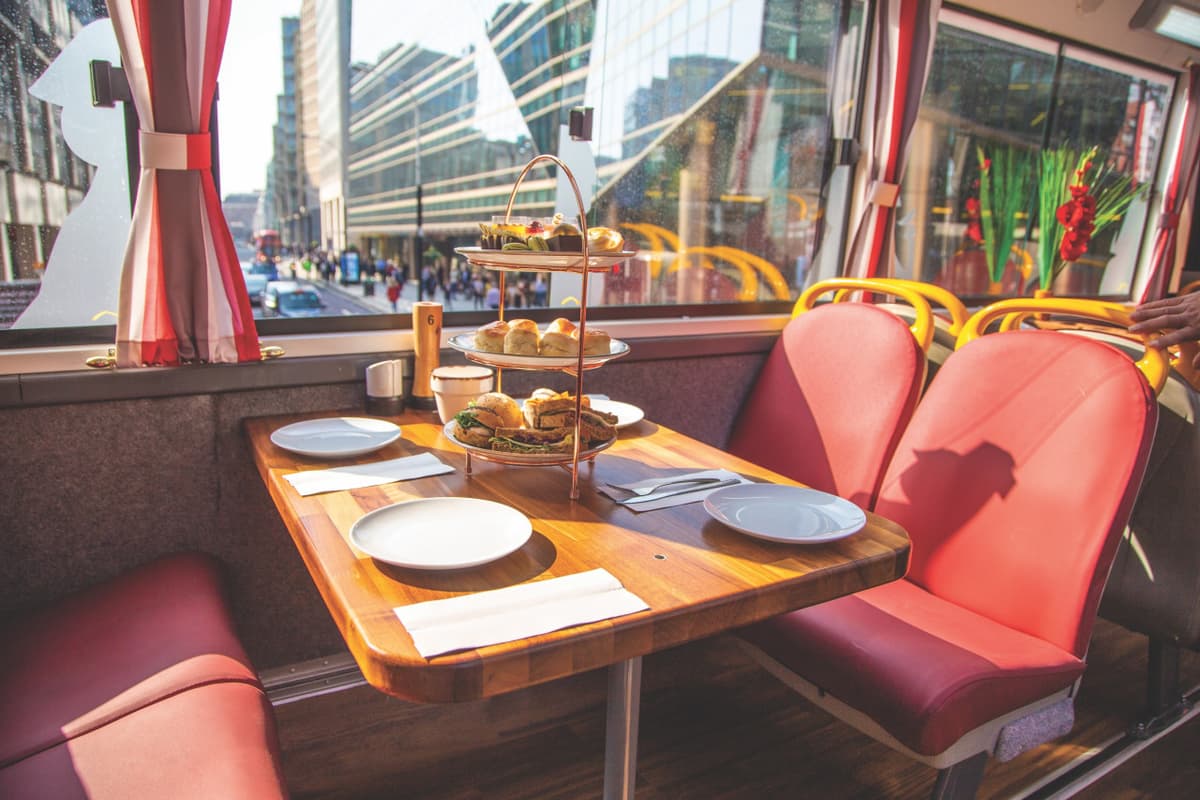 Afternoon Tea Bus with Panoramic Tour of London