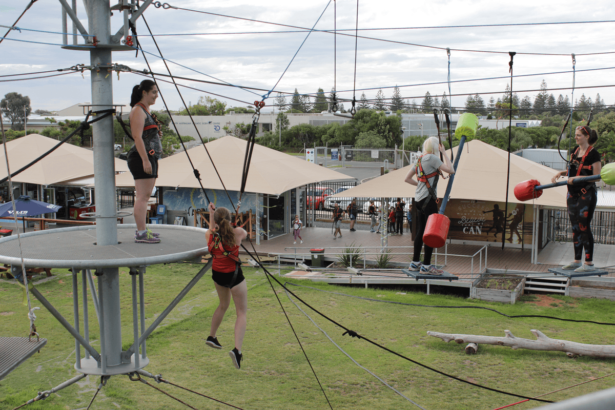 MegaClimb at West Beach Adventure Adelaide