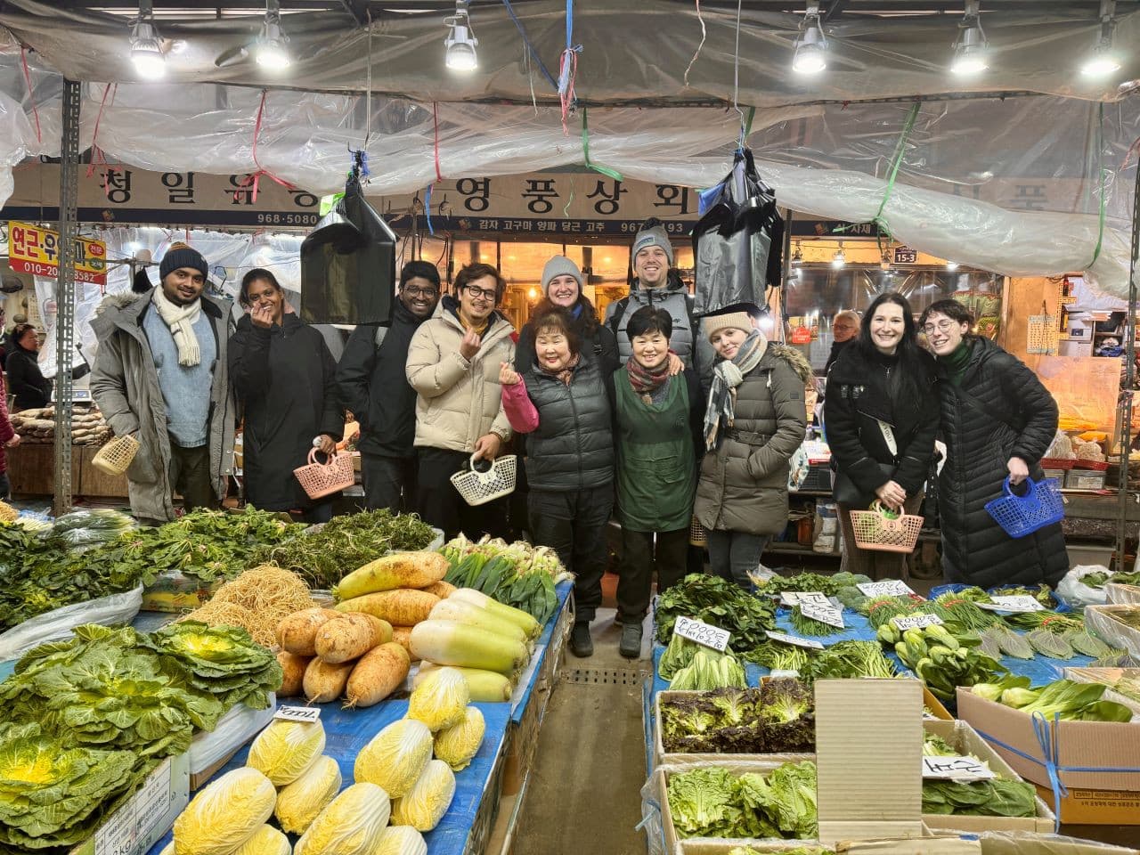 Seoul Cooking Class with Traditional Market Walking Tour