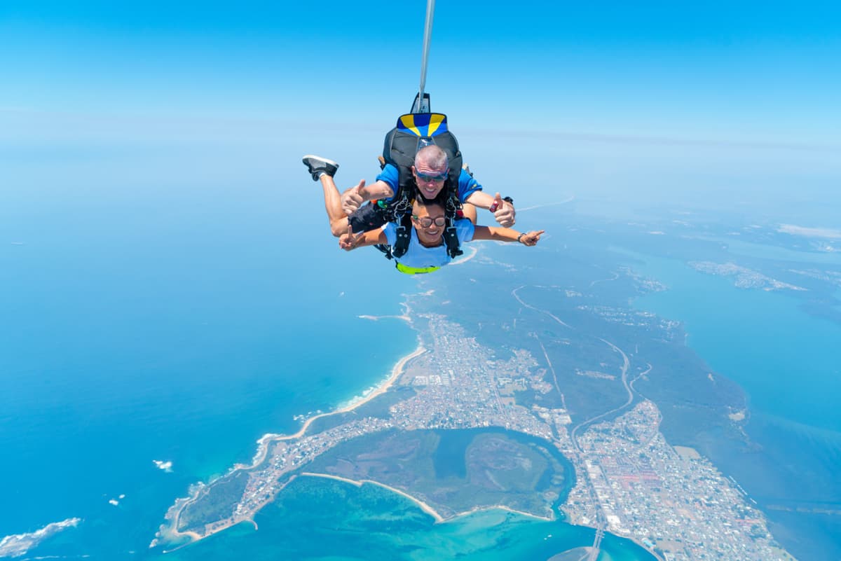 Tandem Skydiving Experience Newcastle Sydney
