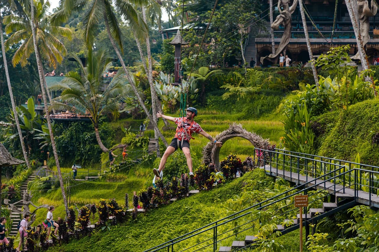 Alas Harum Bali: Swing, Skybike, and Zipline