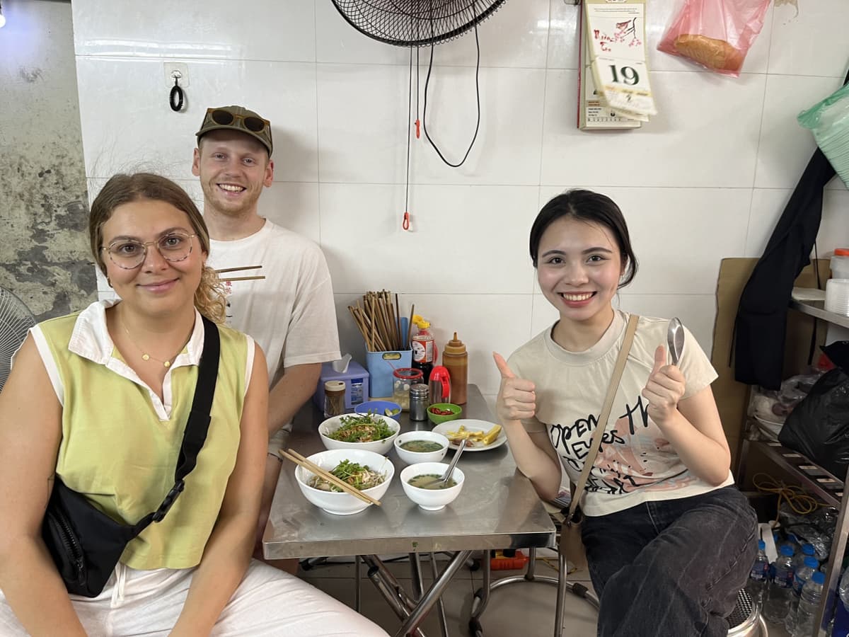 Egg Coffee Class and Hanoi Street Food Walking Tour