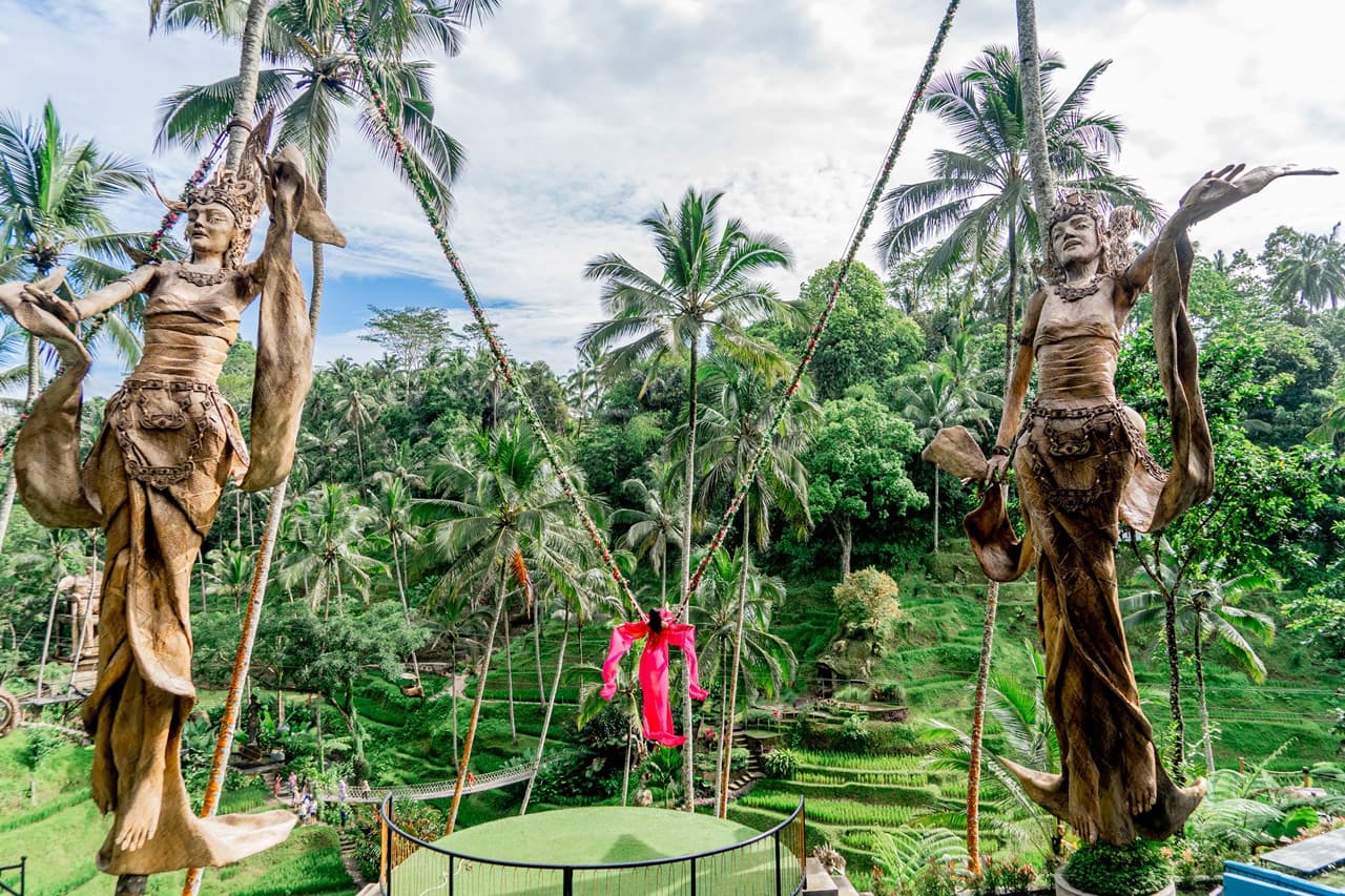 Alas Harum Bali: Swing, Skybike, and Zipline