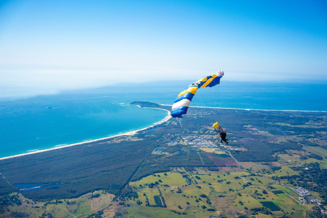Tandem Skydiving Experience Byron Bay