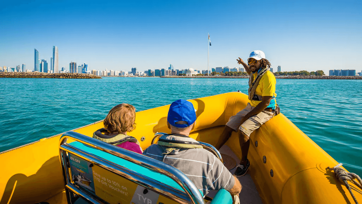 The Yellow Boats Abu Dhabi Speedboat Tour