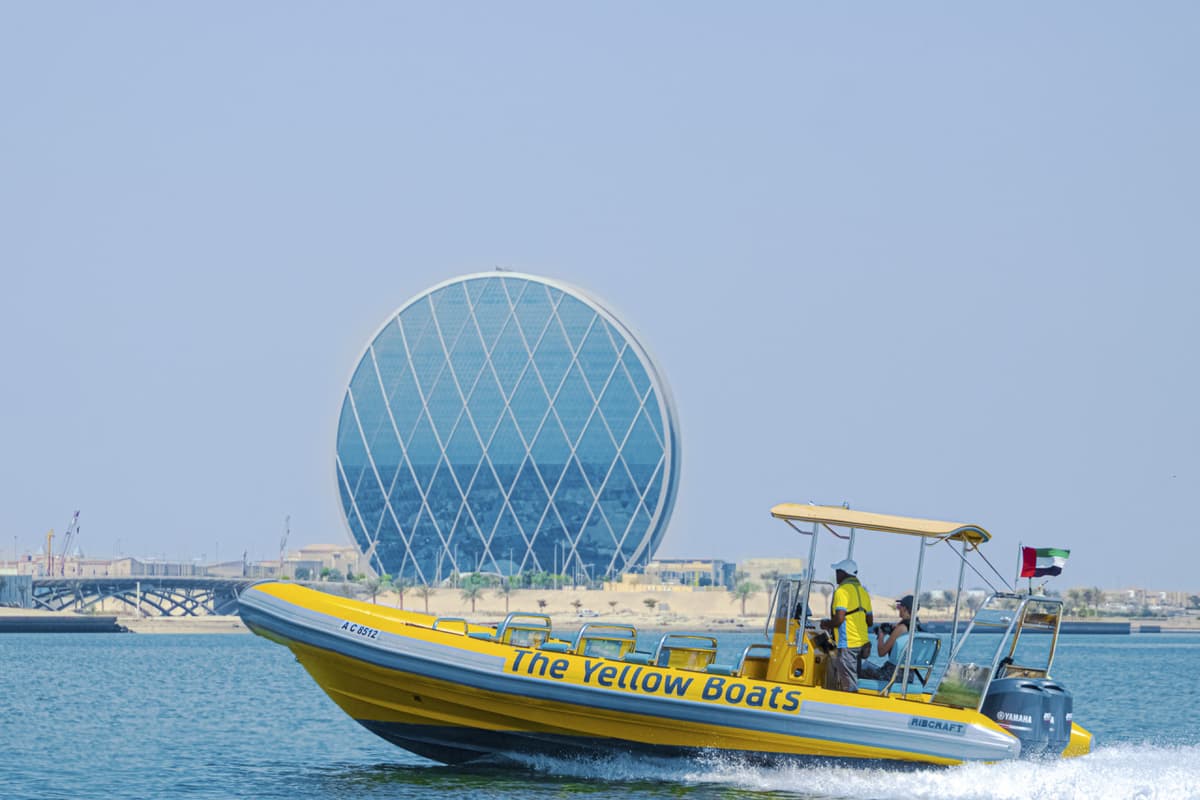 The Yellow Boats Abu Dhabi Speedboat Tour