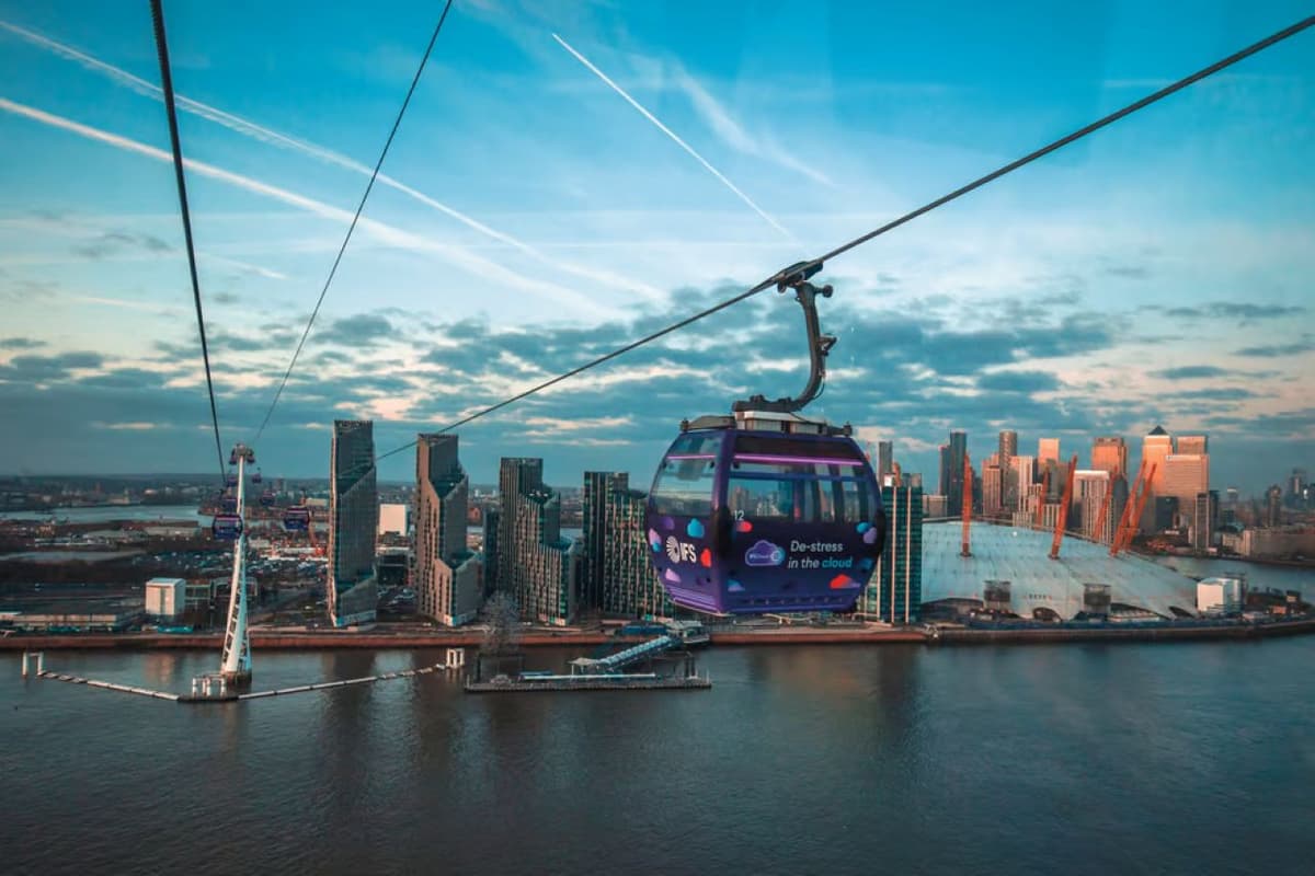 River Thames Uber Boat Ride with London Cable Car Ticket