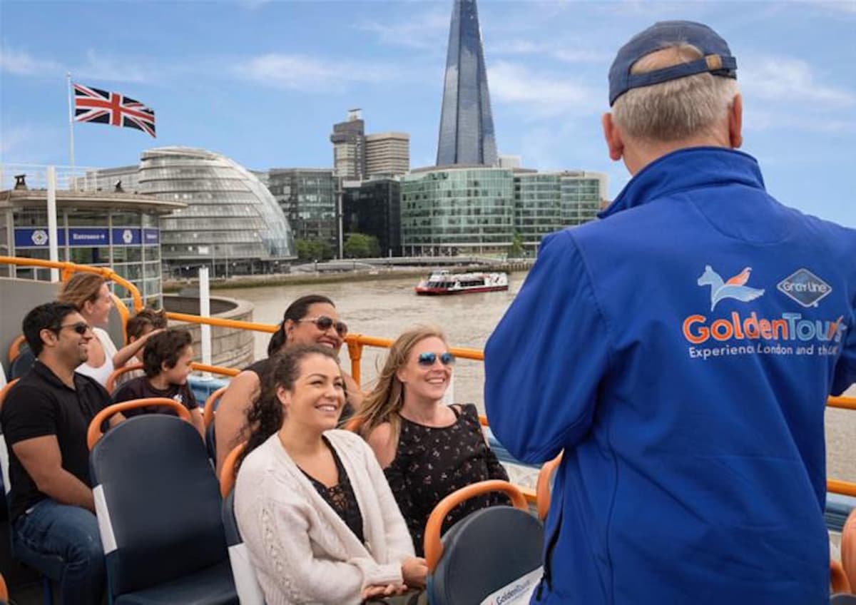 London Open Top Bus Tour with English-speaking Guide