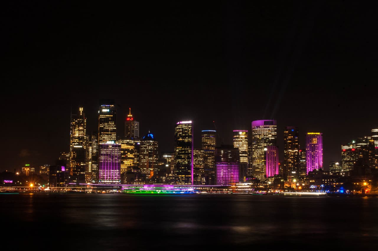 Vivid Festival of Light and Sound Cruise with Buffet Dinner aboard Sydney Princess Cruises