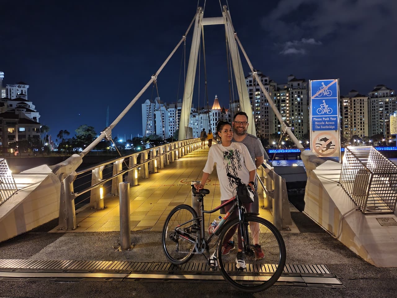 Marina Bay Night Cycling Tour