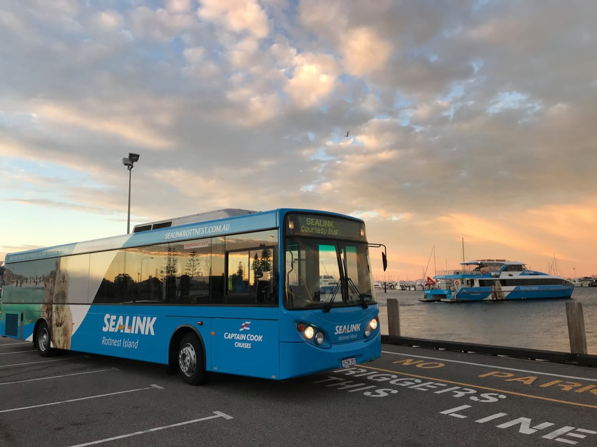 Rottnest Island Bayseeker Bus Tour with Round Trip SeaLink Ferry Transfer