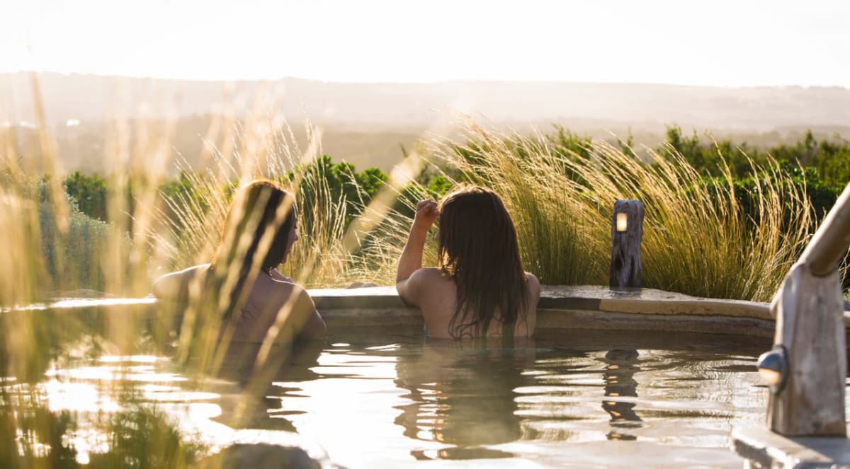 Peninsula Hot Springs and Mornington Bathing Boxes