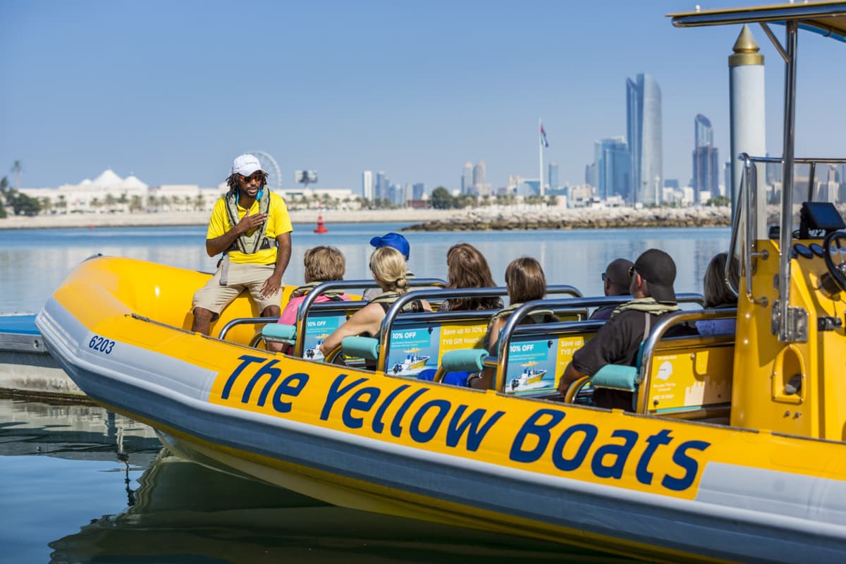 The Yellow Boats Abu Dhabi Speedboat Tour