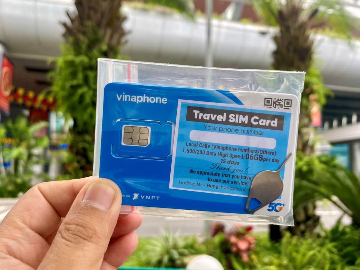 Vietnam 5G SIM Card (Da Nang International Airport Pickup)
