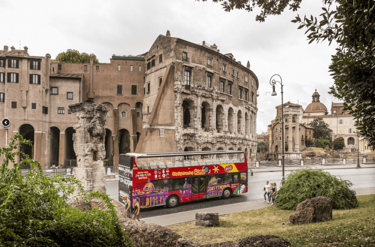 Colosseum Ticket and  Rome Hop-on Hop-off Bus Tour - City Sightseeing