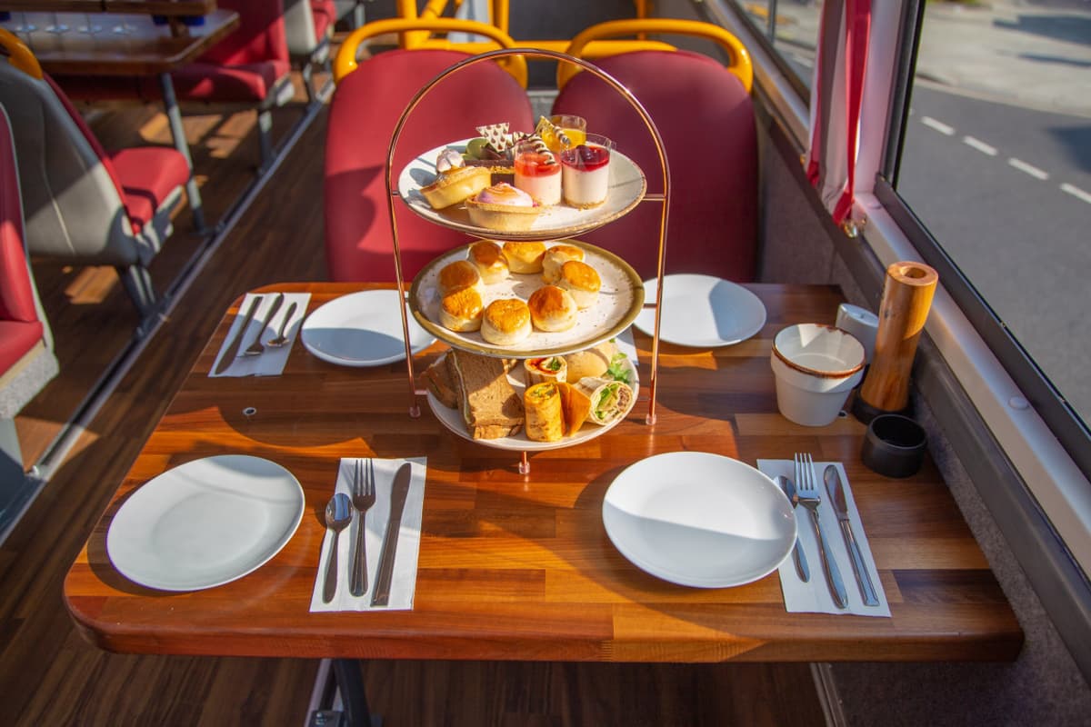 Afternoon Tea Bus with Panoramic Tour of London