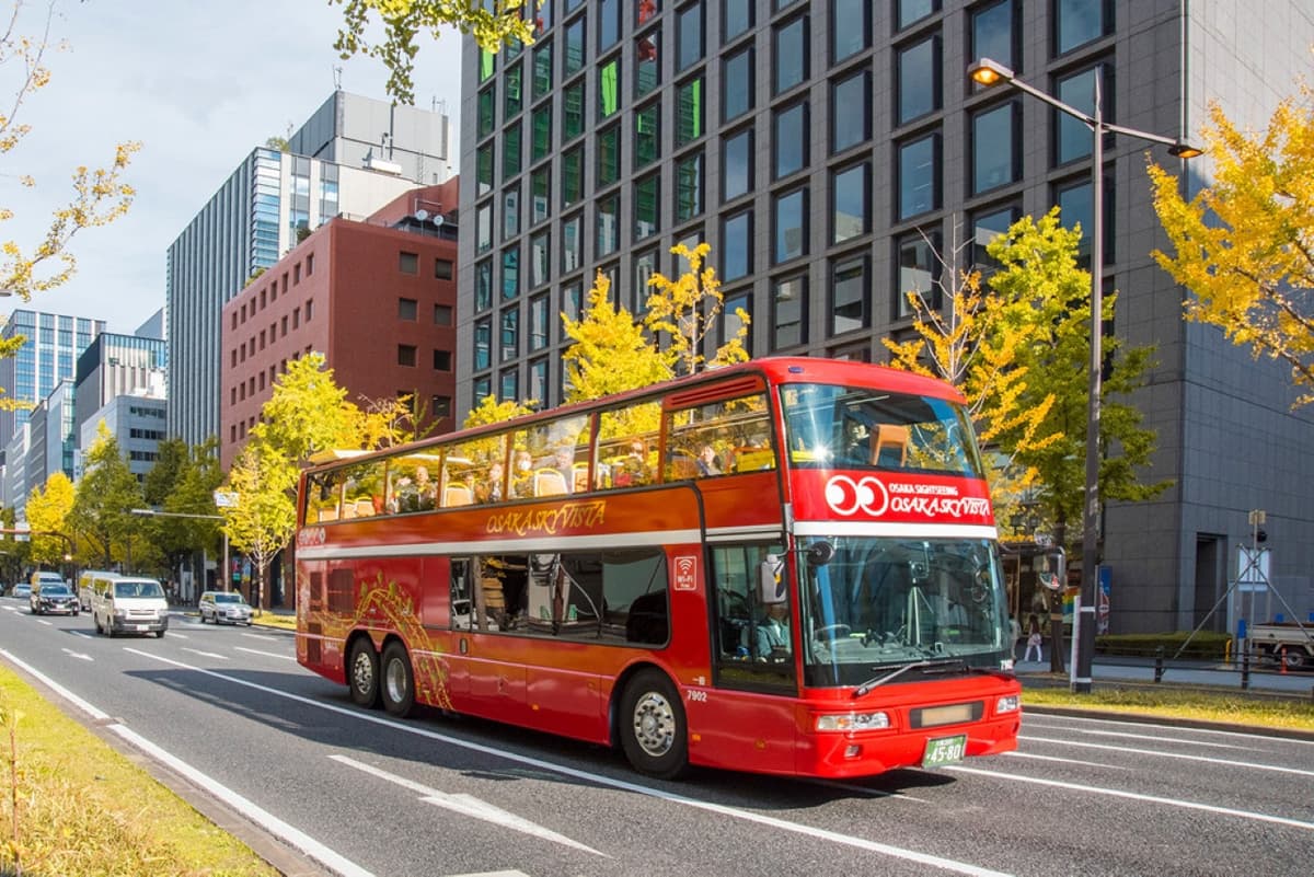 Osaka Sky Vista or Nani Wonder Sightseeing Bus Tour