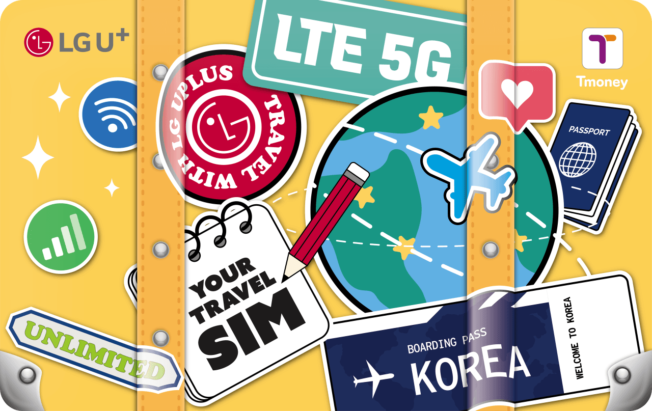 Korea 2-in-1 Unlimited Data SIM and T Money Transportation Card (Airport Pickup) – photo 3