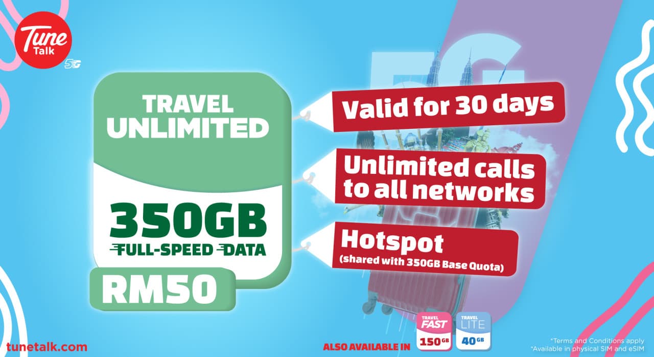 Malaysia 5G SIM Card (Penang International Airport Pickup)