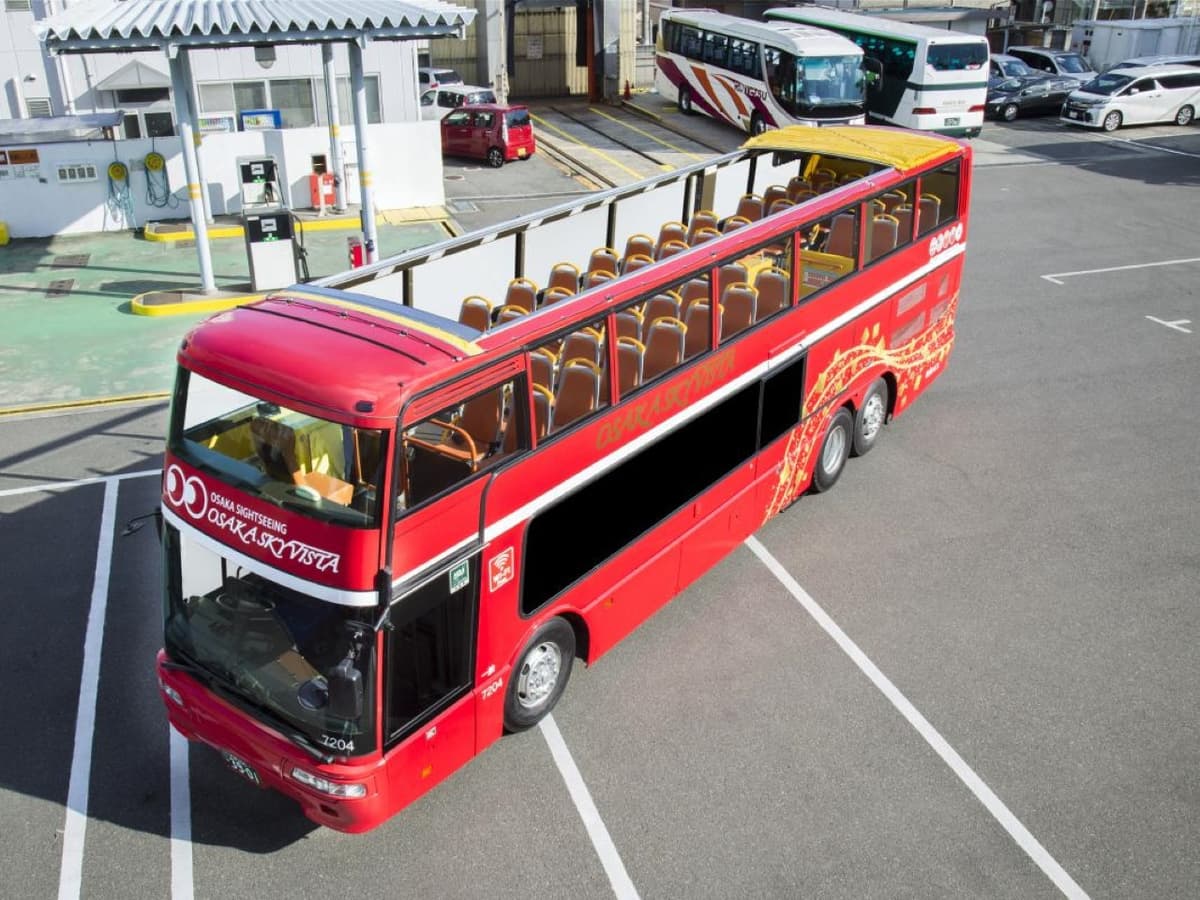 Osaka Sky Vista or Nani Wonder Sightseeing Bus Tour