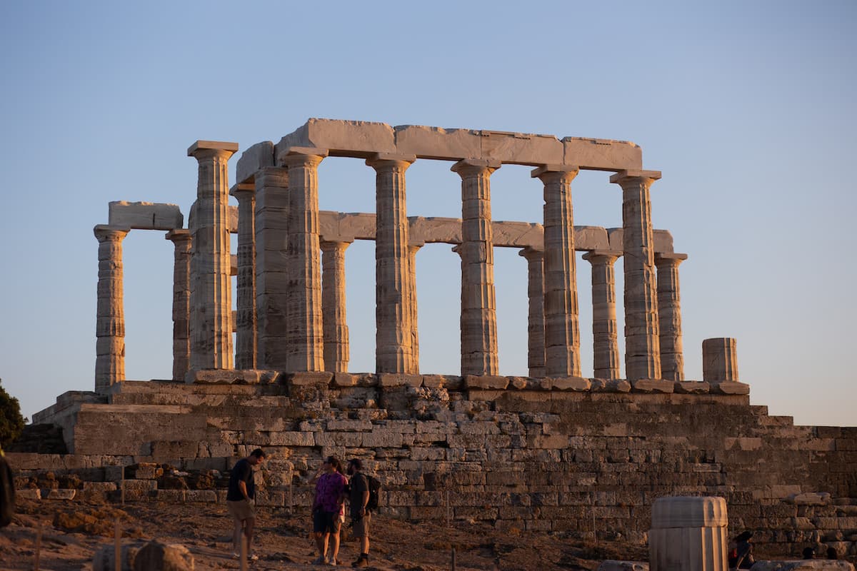 Temple of Poseidon in Cape Sounion Sunset Tour from Athens