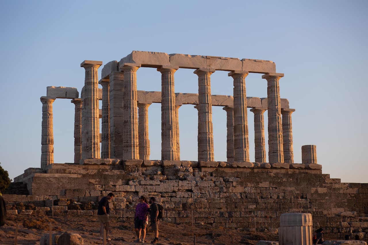 Temple of Poseidon in Cape Sounion Sunset Tour from Athens