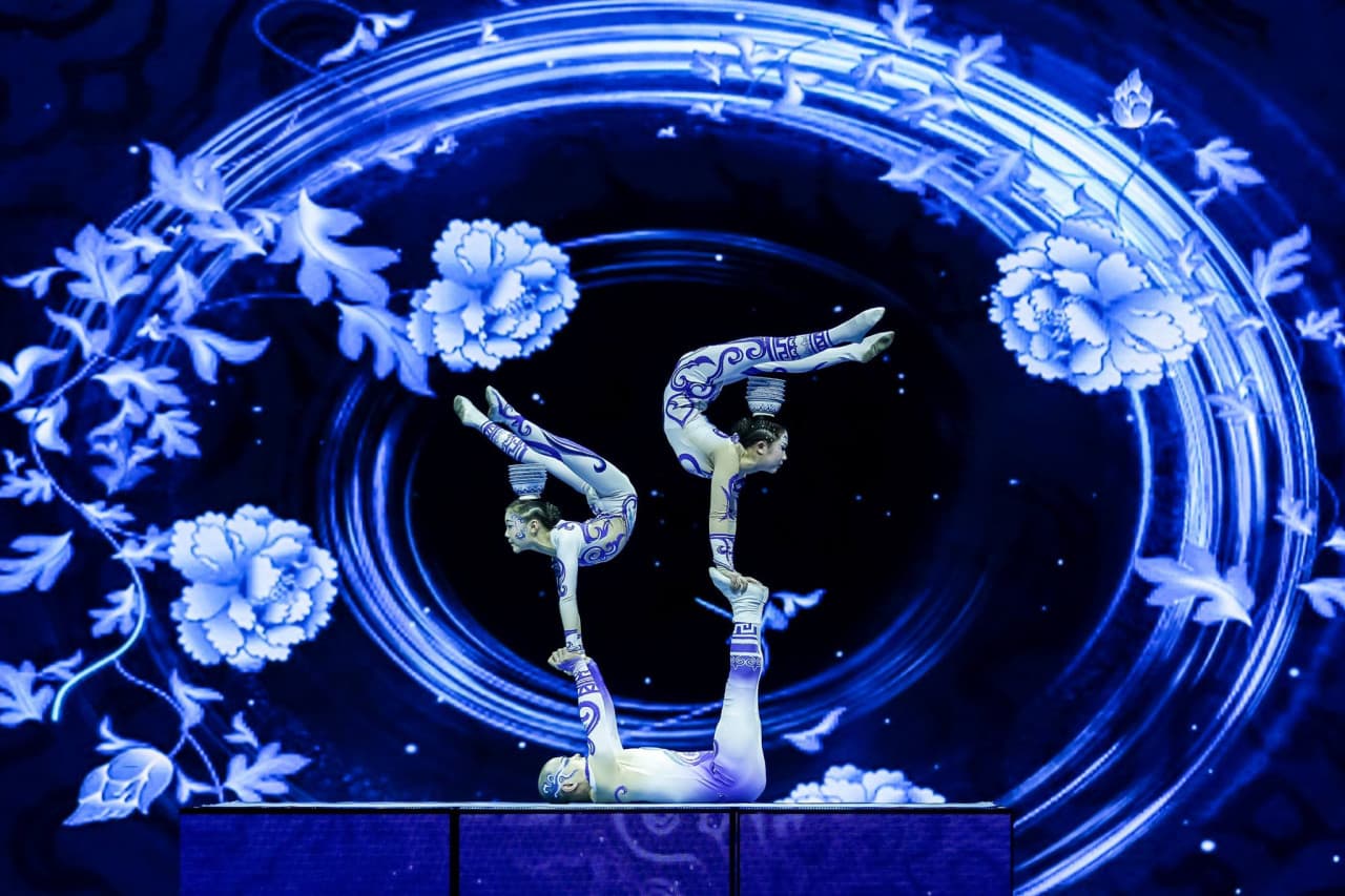 Acrobatic Show with Two-way Transfers