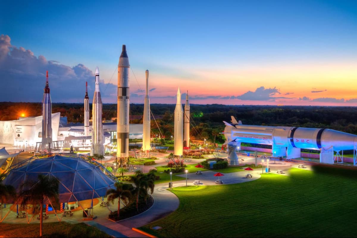 Kennedy Space Center Visitor Complex Admission with Round Trip Transportation from Orlando Area