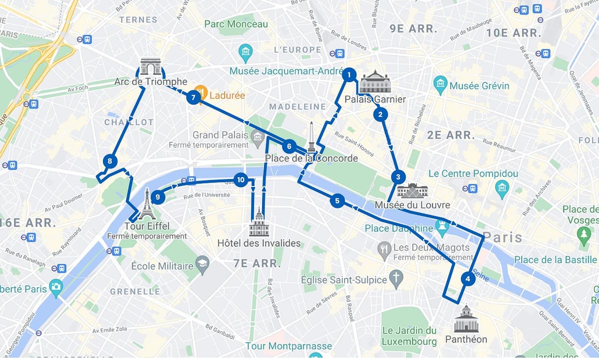 Tootbus Paris Hop-on Hop-off Bus Tour