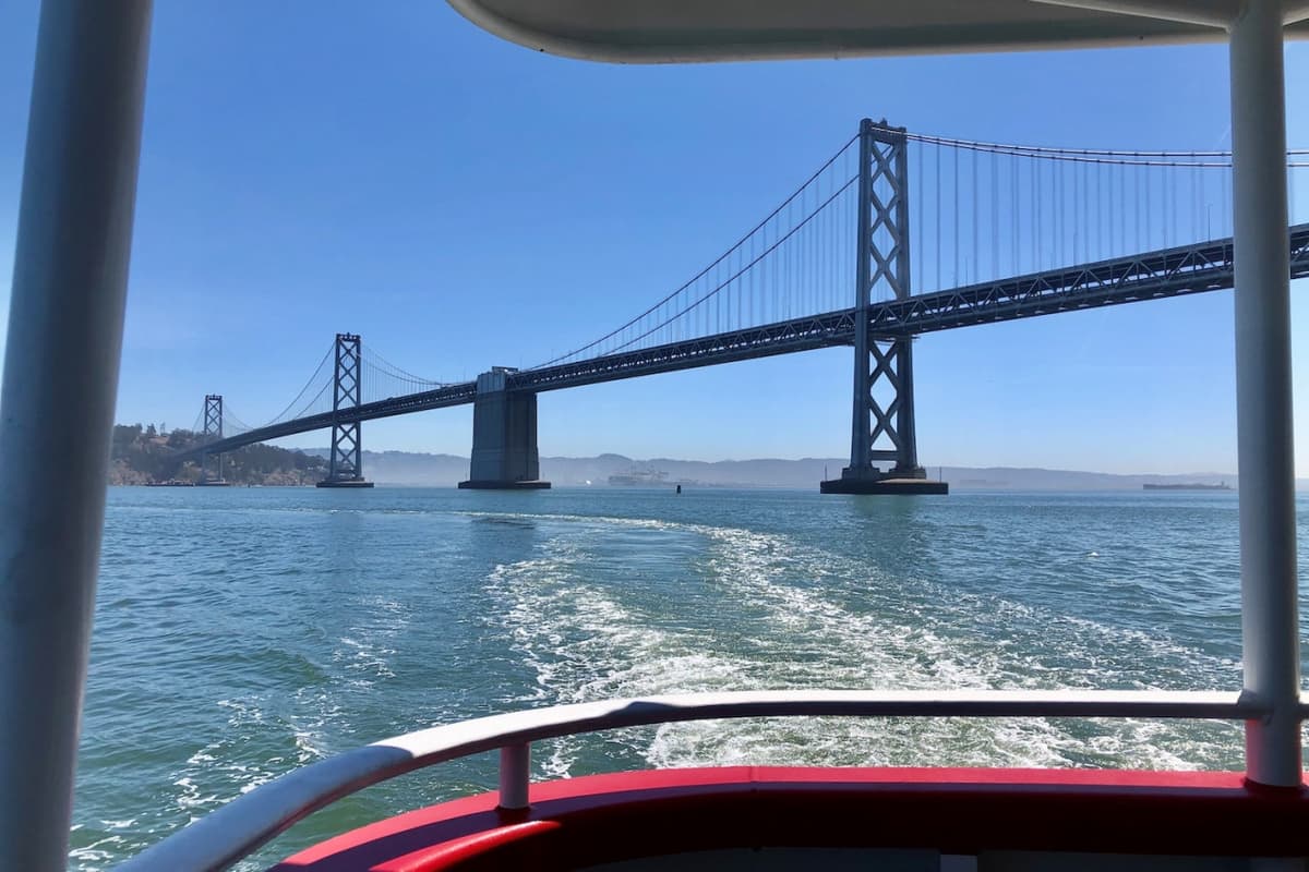 San Francisco Bay 1.5 Hour Bridge to Bridge Sightseeing Boat Cruise by Red and White Fleet