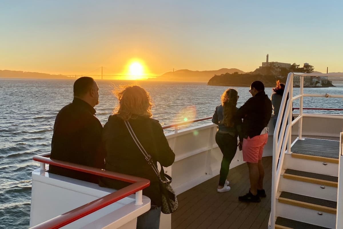 San Francisco Bay 2 Hour Sunset or Evening Sightseeing Boat Cruise by Red and White Fleet