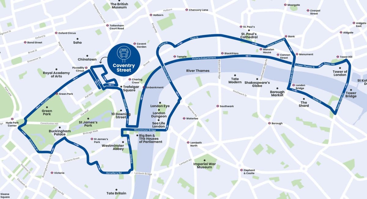 Tootbus London Hop-on Hop-off Bus Tour