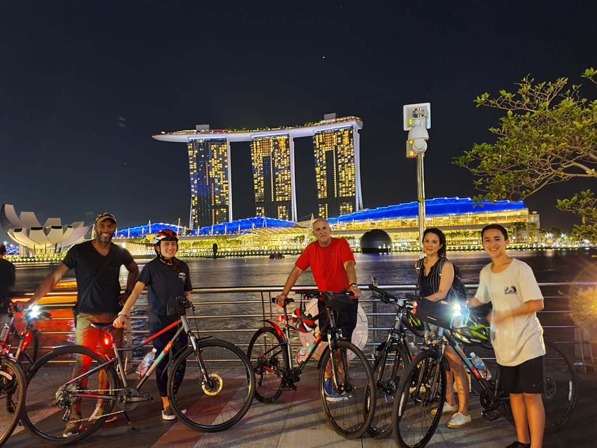 Marina Bay Night Cycling Tour