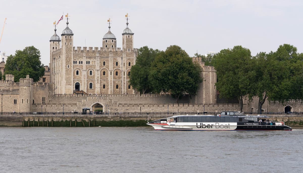 River Thames Uber Boat Transfer by Thames Clippers