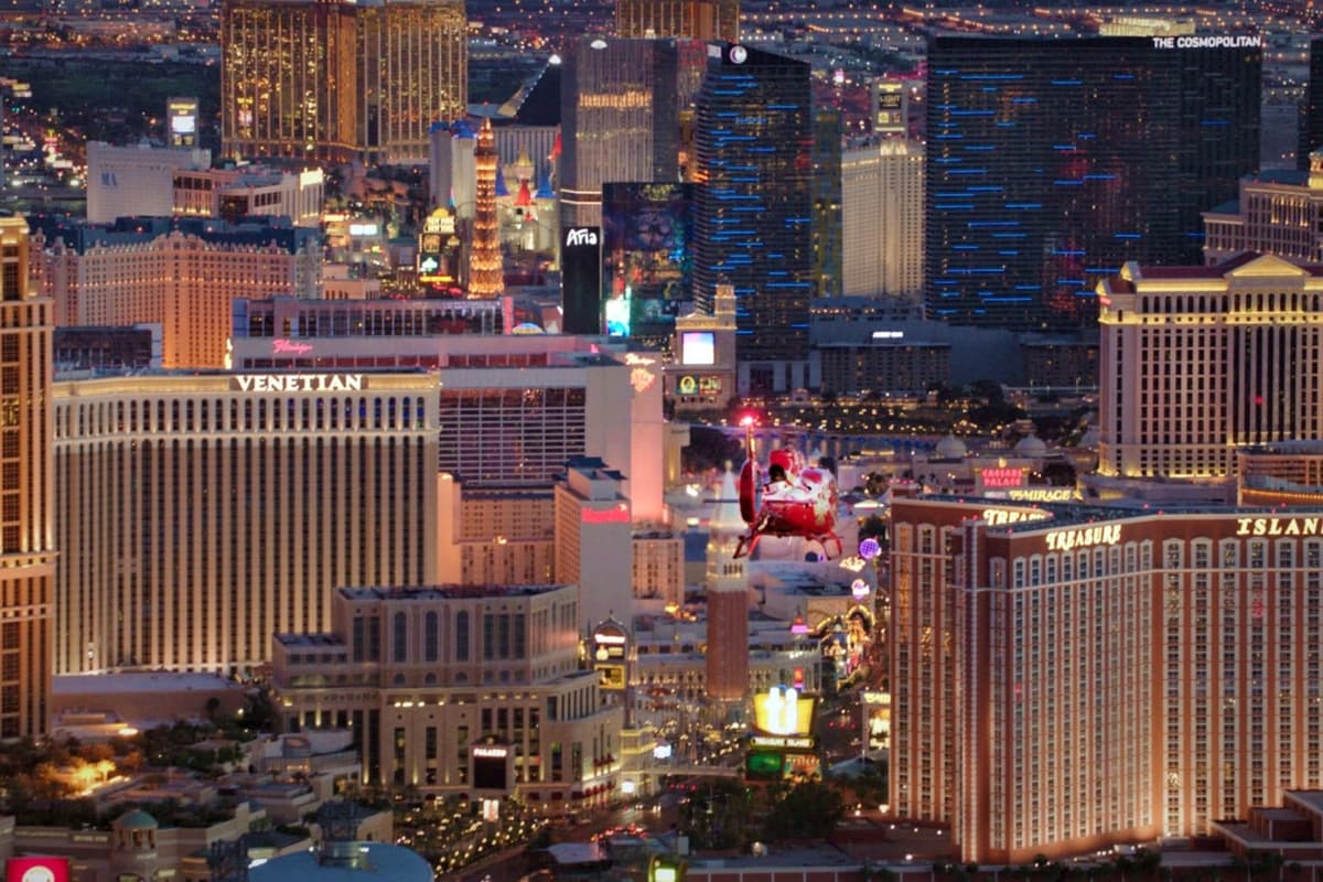 Las Vegas Strip Helicopter Night Flight