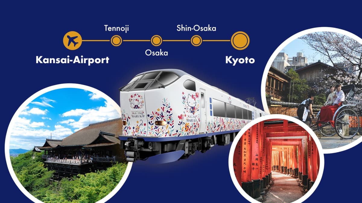 Haruka Airport Express - Between Kansai Airport and Kyoto