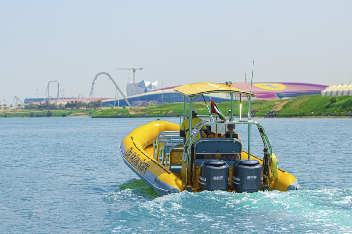 The Yellow Boats Abu Dhabi Speedboat Tour
