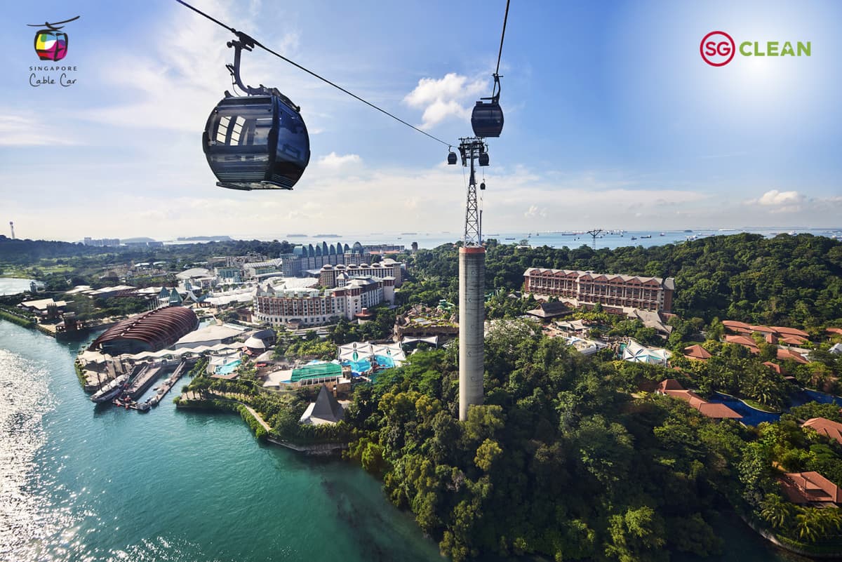 COMBO: Singapore Cable Car + SkyHelix Sentosa