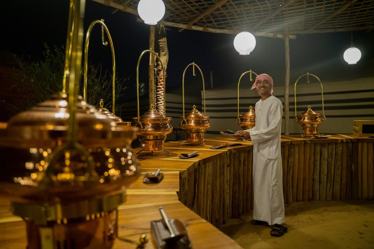 Dubai Red Dunes Desert Safari Tour with Camel Ride and Buffet Dinner at Al Khayma Camp – photo 14
