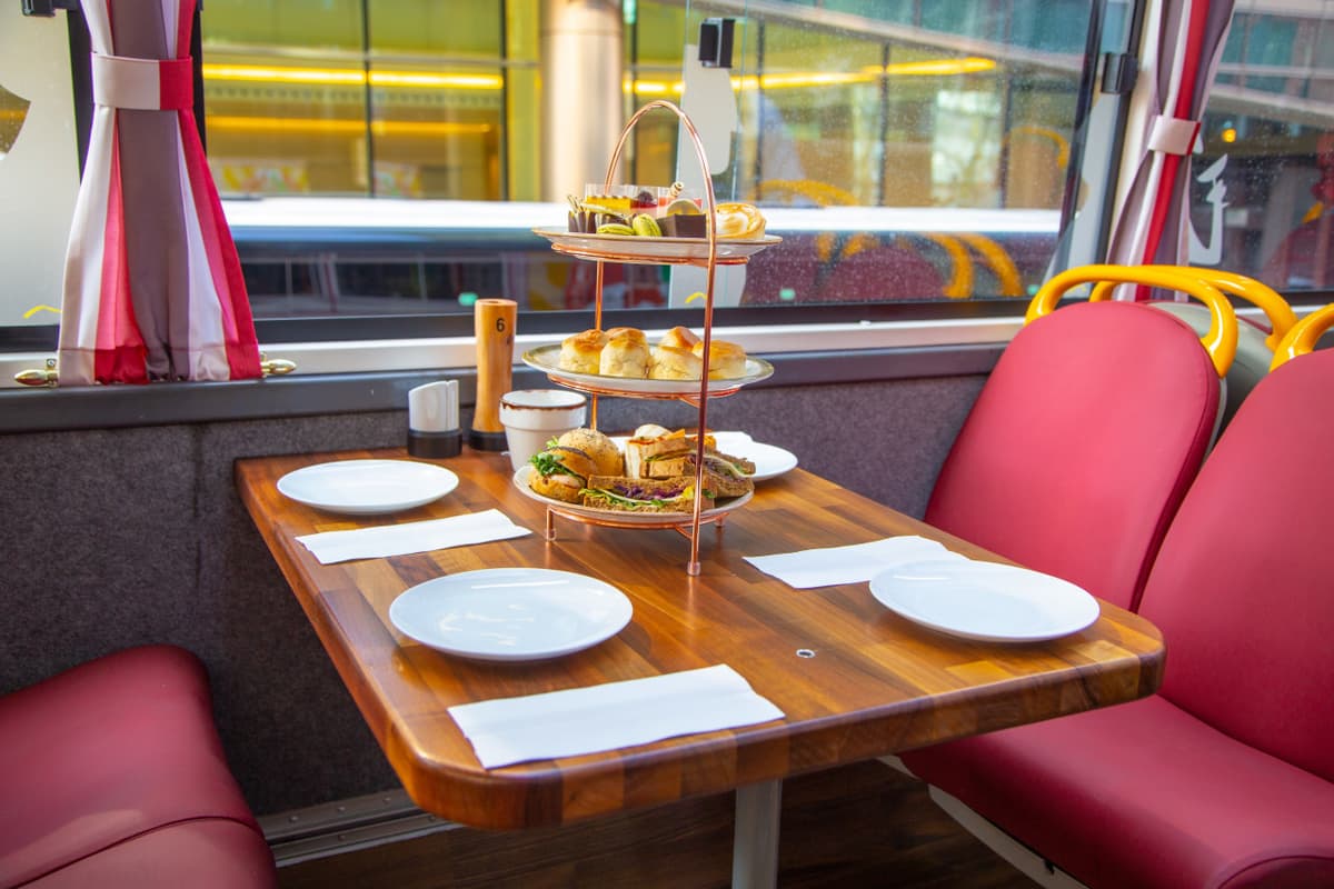 Afternoon Tea Bus with Panoramic Tour of London