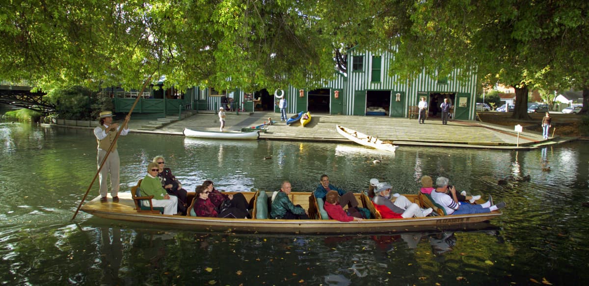Punting on the Avon