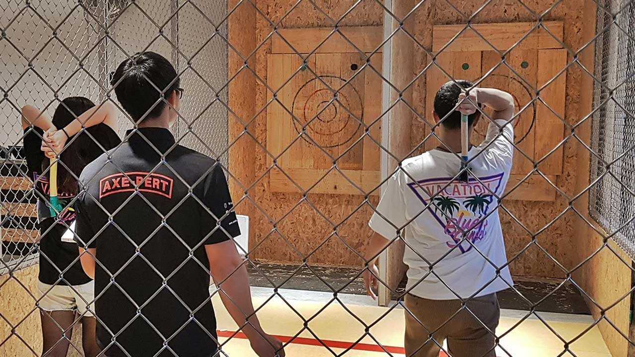 Axe Factor Sentosa: Axe Throwing Experience