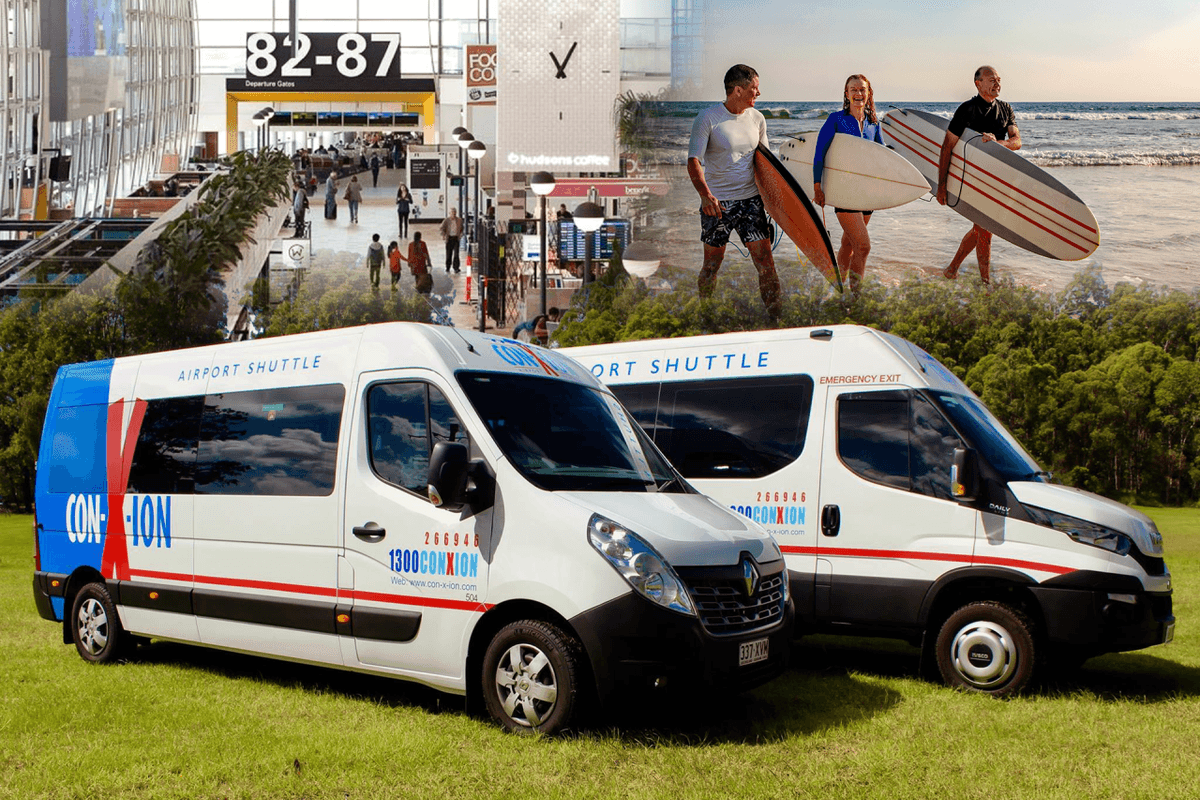 Shared Transfers between Brisbane International Airport and Gold Coast