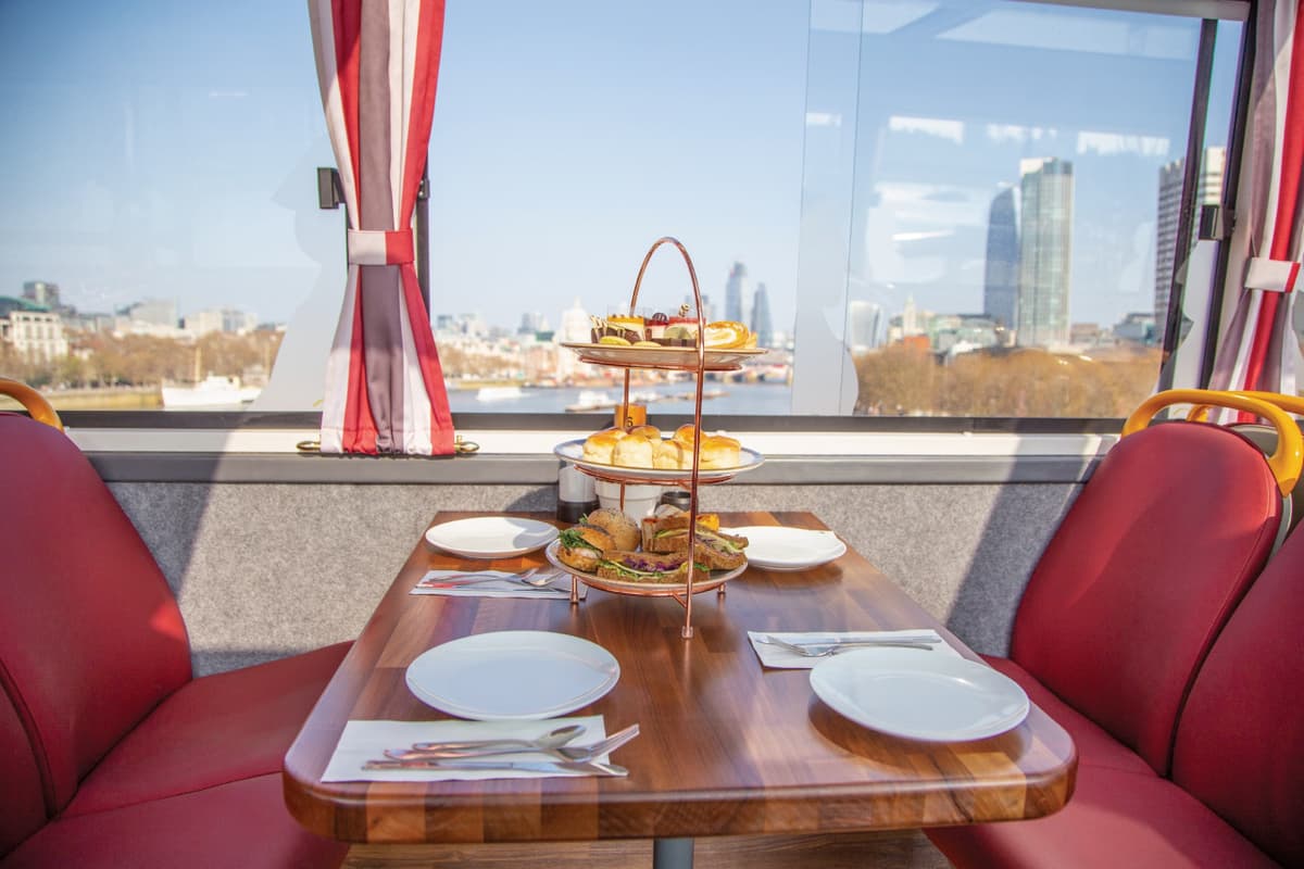 Afternoon Tea Bus with Panoramic Tour of London