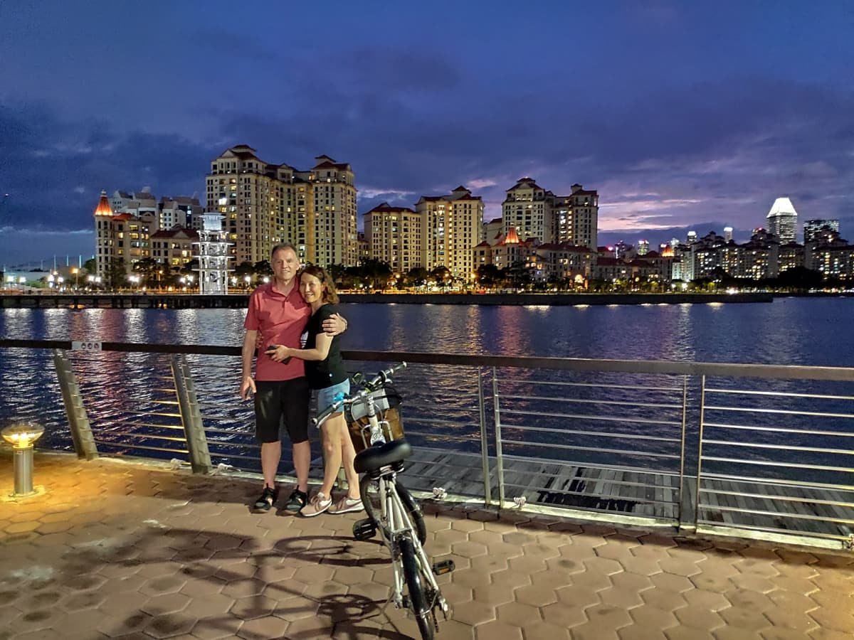 Marina Bay Night Cycling Tour