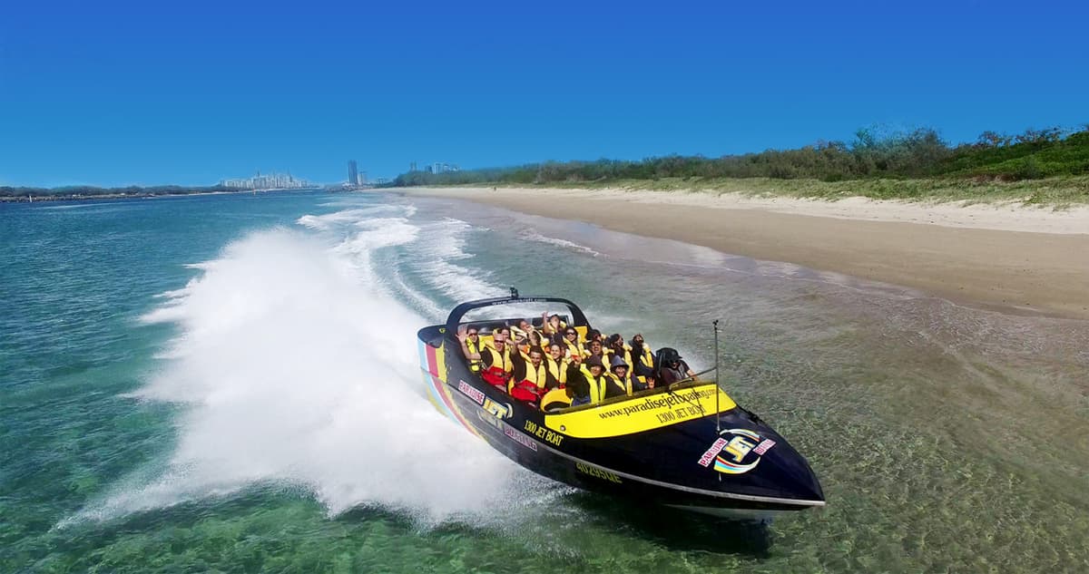 Gold Coast Jet Boat Ride departing from Surfers Paradise