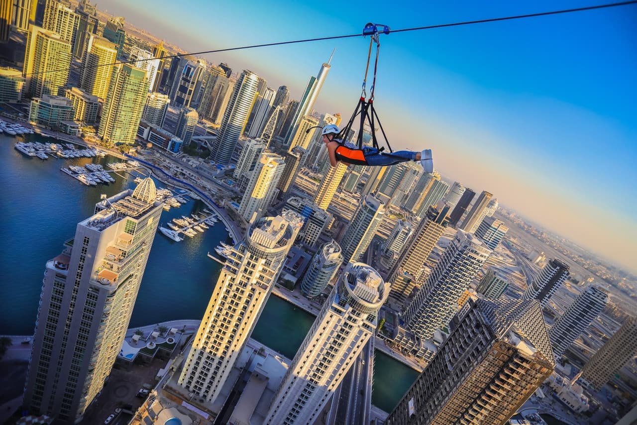 XLine Dubai Marina Zipline