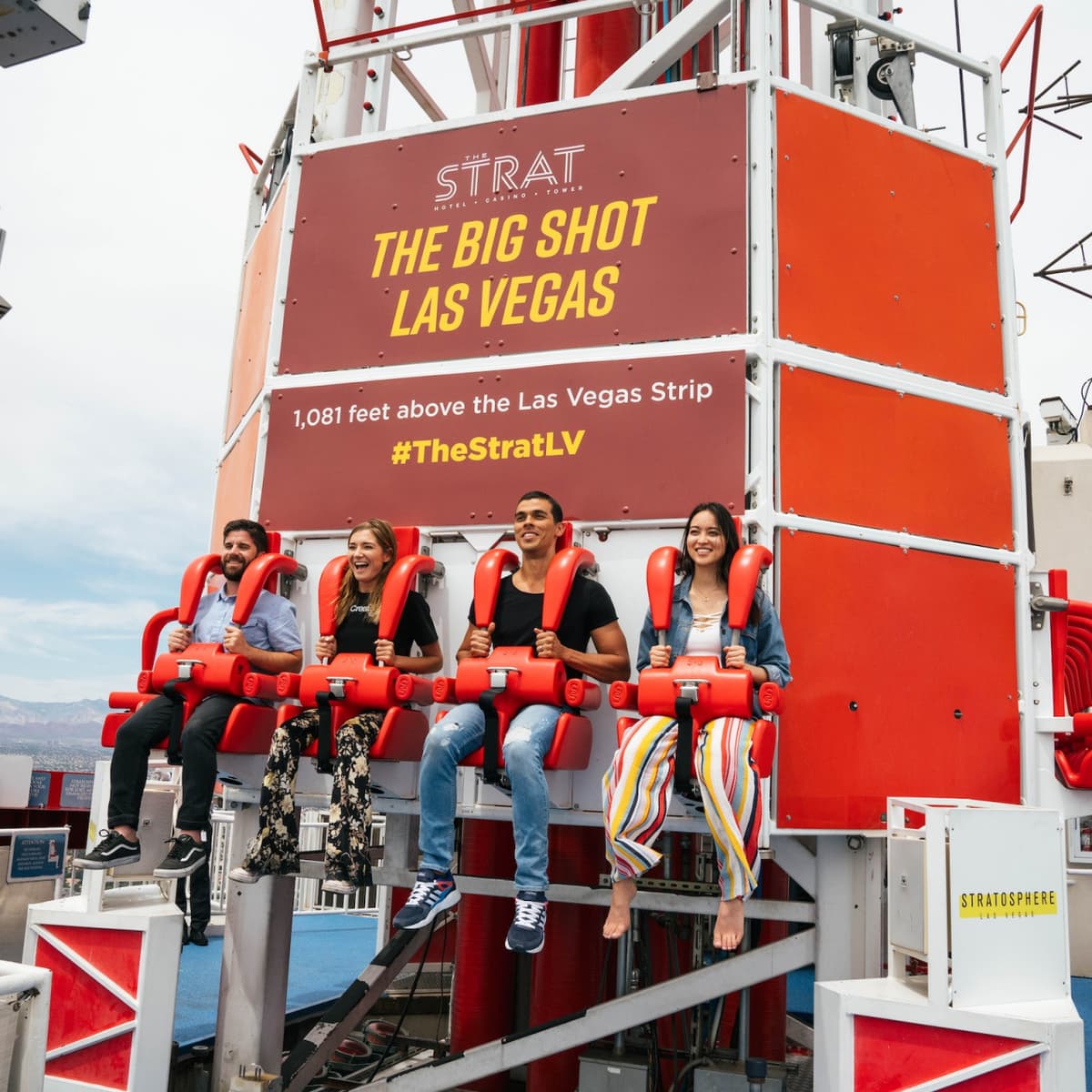 SkyPod, SkyJump, and Thrill Rides at The STRAT Tower